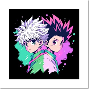 gon and killua Posters and Art